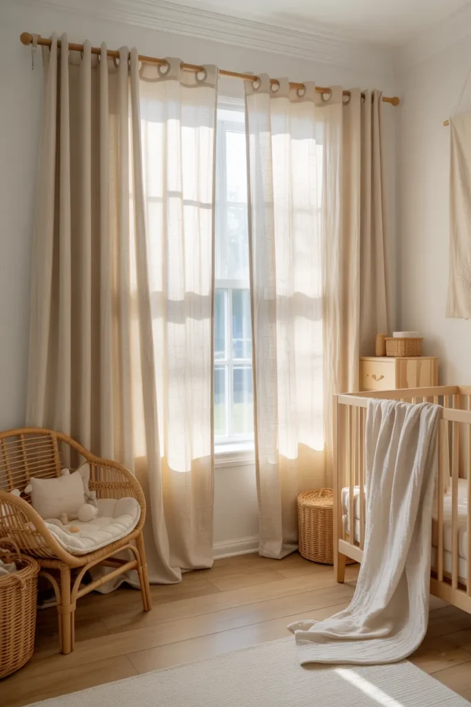 Muslin Curtains for Breezy Comfort