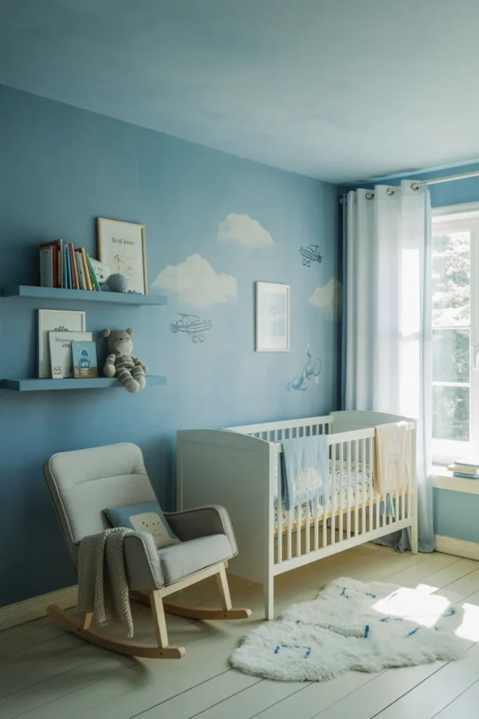 Muted Sky Blue for Gentle Serenity