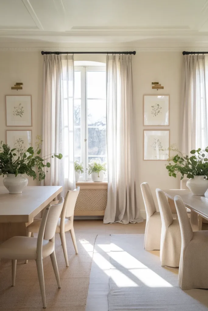 Natural Light and Sheer Curtains