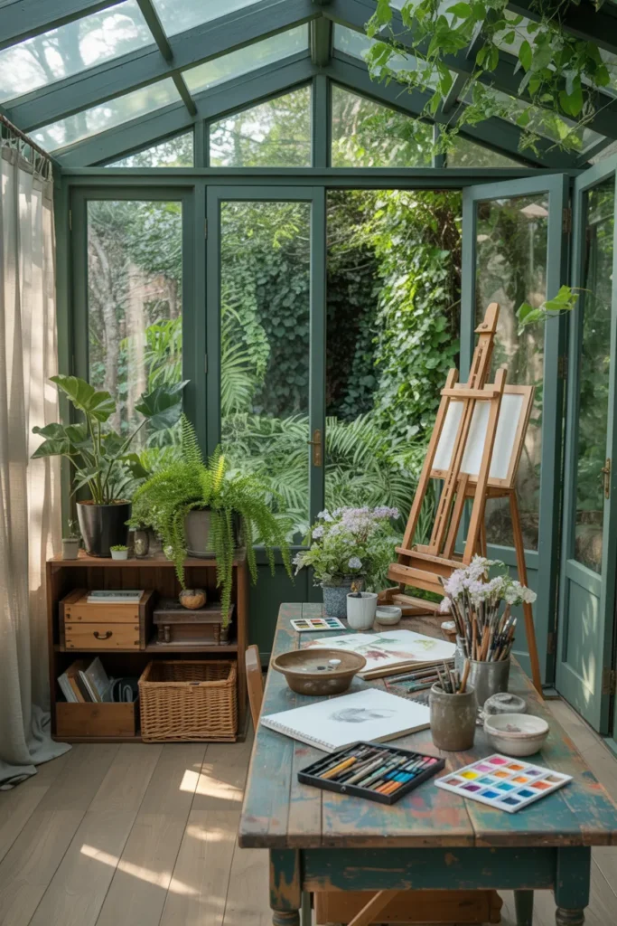 Nature-Filled Garden Studio
