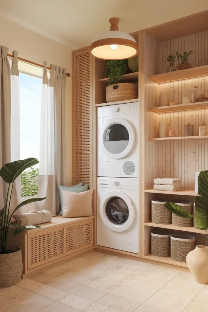 Nature Inspired Laundry Retreat