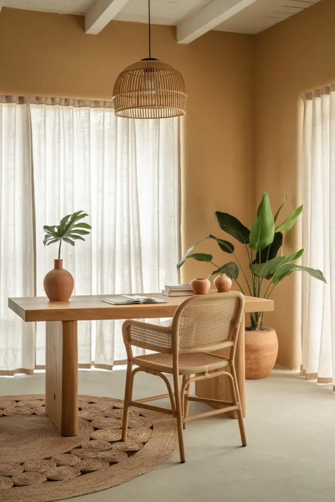 Nature Inspired Minimalist Office