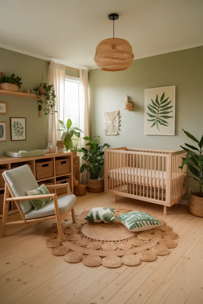 Nature Inspired Sage Green Nursery