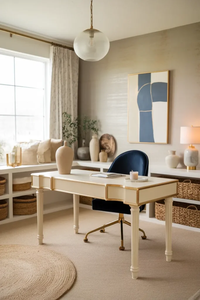 Neutral Palette with a Pop of Character