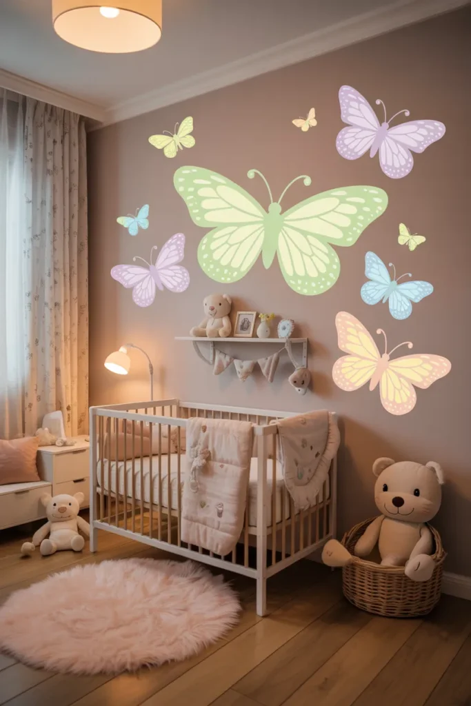 Nursery Dream Butterfly Wall Stickers