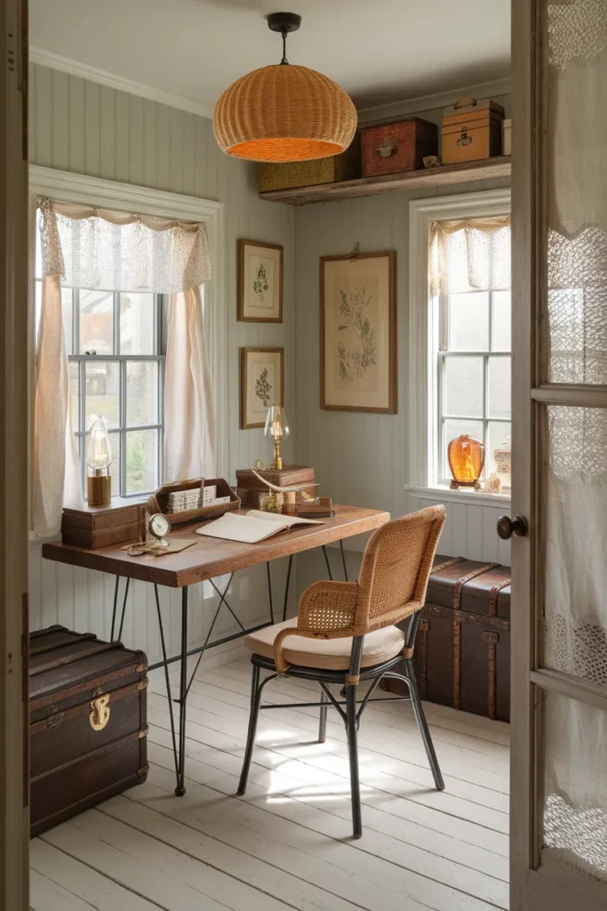 Old Trunk Storage Setup with Vintage Soul