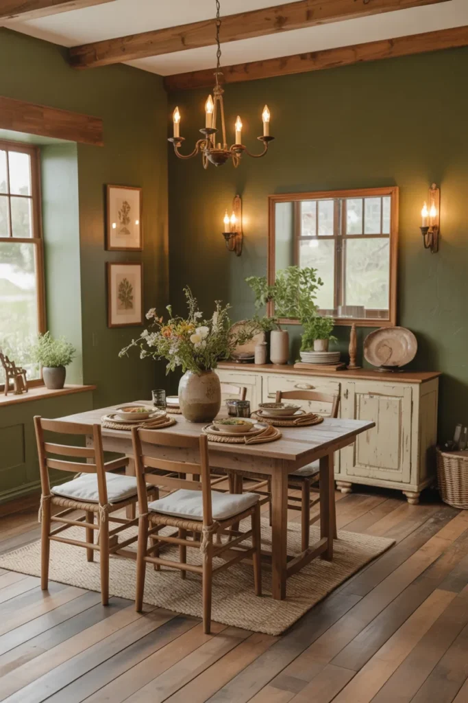 Olive Green For A Rustic, Nature-Inspired Look