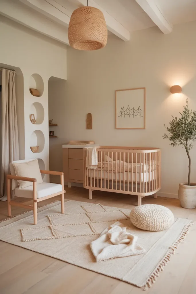 Organic Woodland Minimalist Nursery