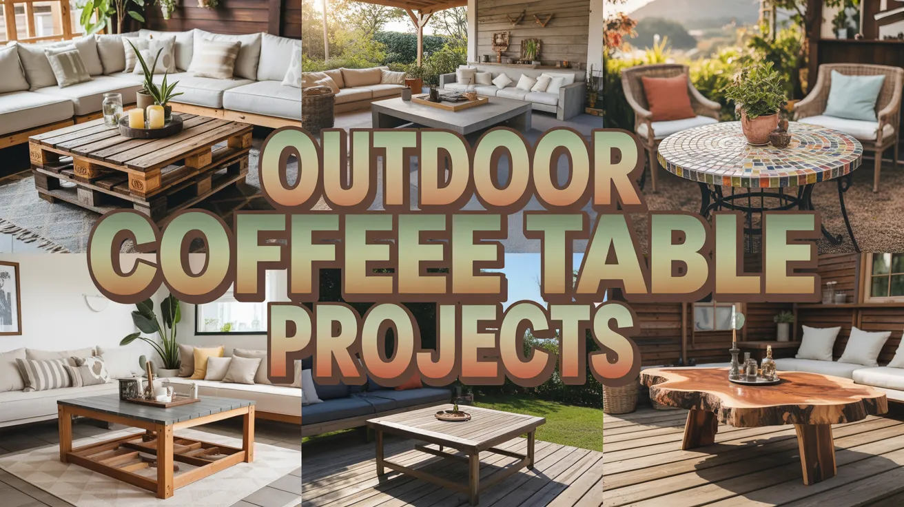 17 Easy Outdoor Coffee Table Projects You Can Build This Weekend 1 Outdoor Coffee Table Projects
