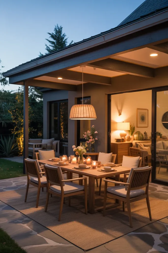 Outdoor Dining Lights for Alfresco Evenings