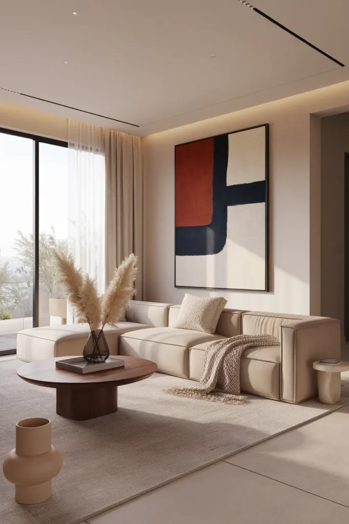 Oversized Statement Art Piece