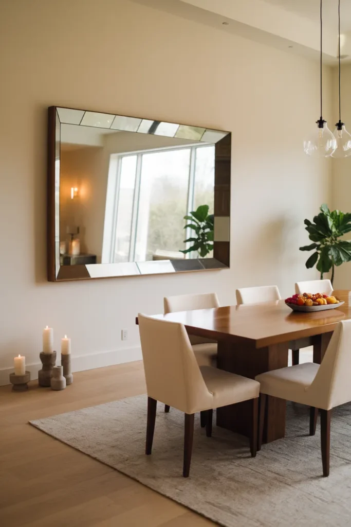 Oversized Wall Mirrors for Bright Spacious Appeal