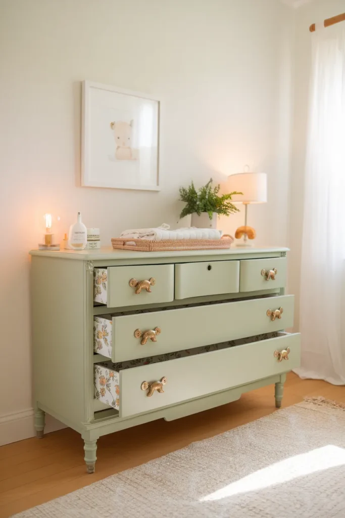 Painted Dresser Makeover with Personality