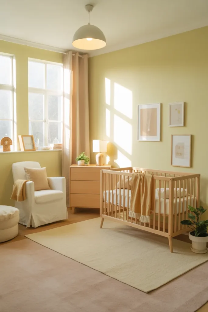 Soft, Bright, and Beautiful: Trending Yellow Nursery Ideas You’ll Fall in Love With 6 Pale Butter Yellow for a Calm Gender Neutral Look