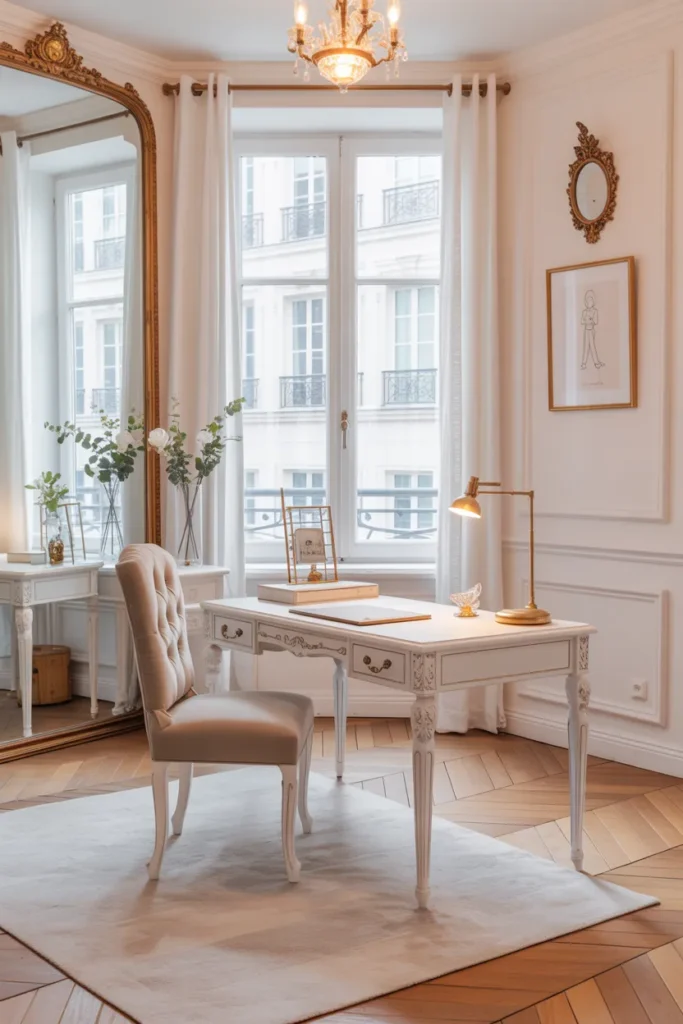 Parisian Chic Workspace