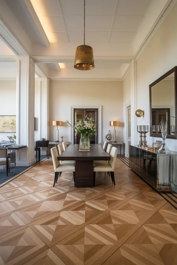 Patterned Chevron Drama