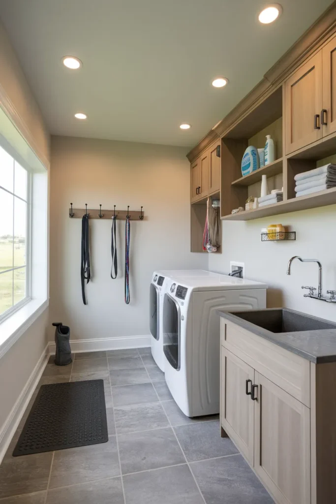 Pet-Friendly Mudroom Laundry Combo