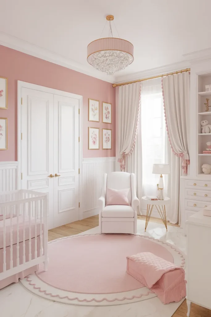 Pink and White Classic Nursery