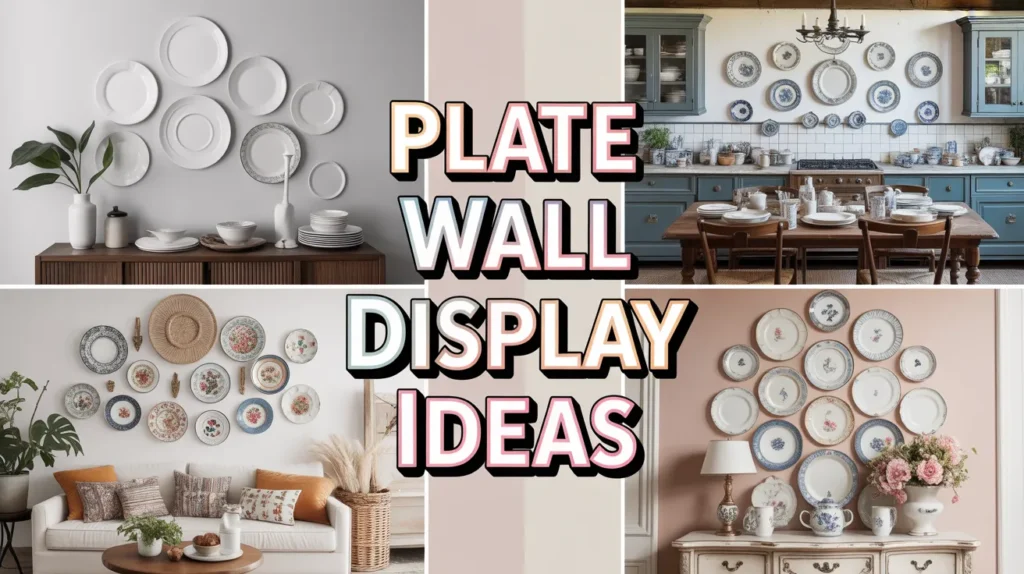 Plate Wall Display Ideas