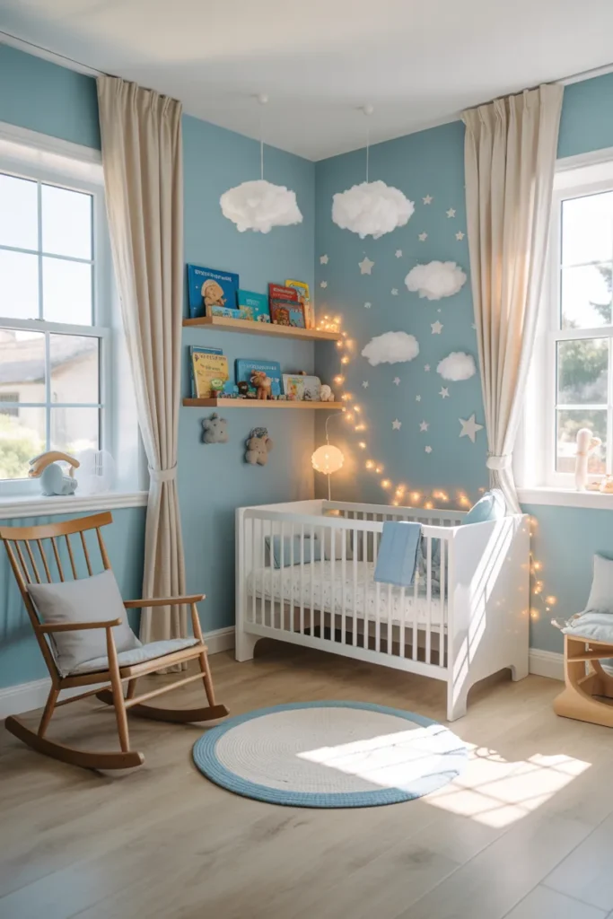 Powder Blue for a Soft Airy Feel