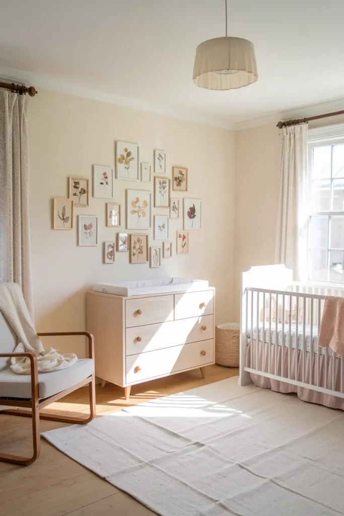 Pressed Flower Frames On The Wall