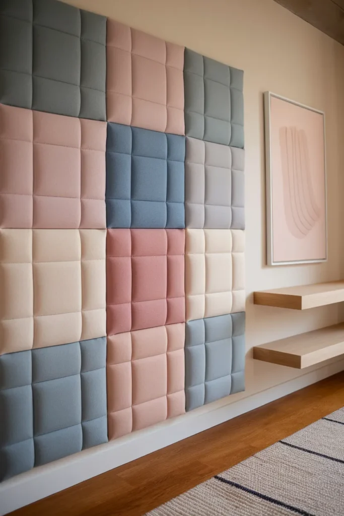 Quilted Fabric Wall Squares