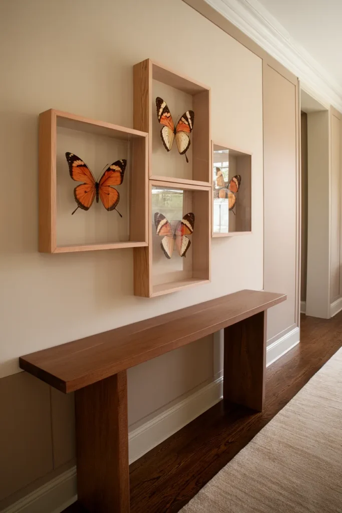 Realistic Butterfly Shadow Box