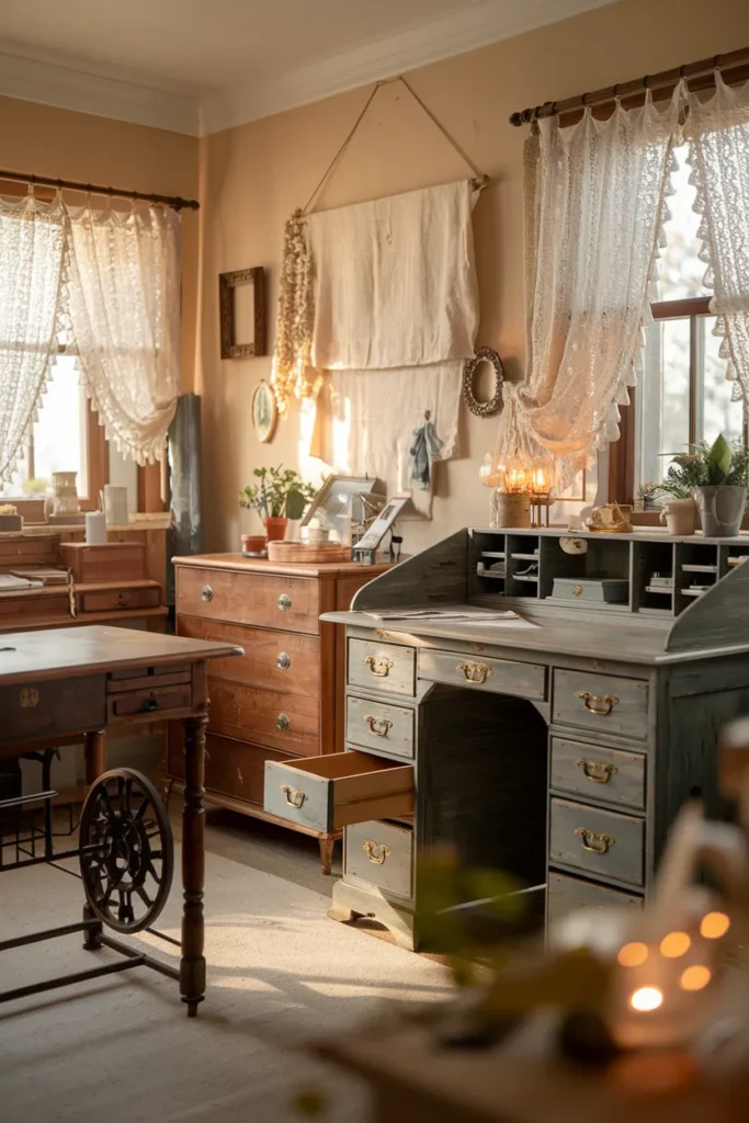 Repurposed Vintage Furniture for Character and Charm