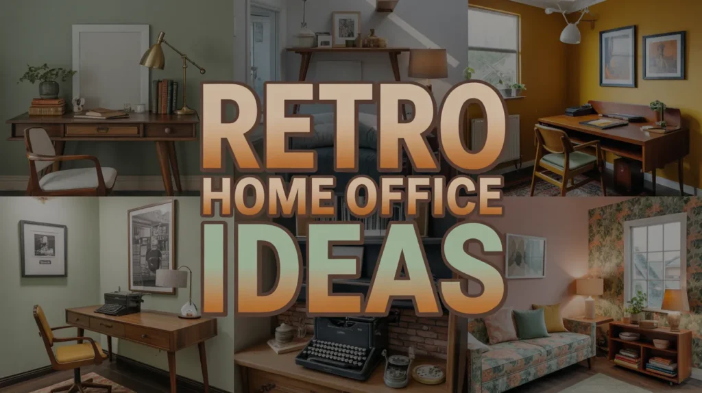 20 Retro Home Office Ideas That’ll Make You Fall in Love With Work Again 8 Retro Home Office Ideas