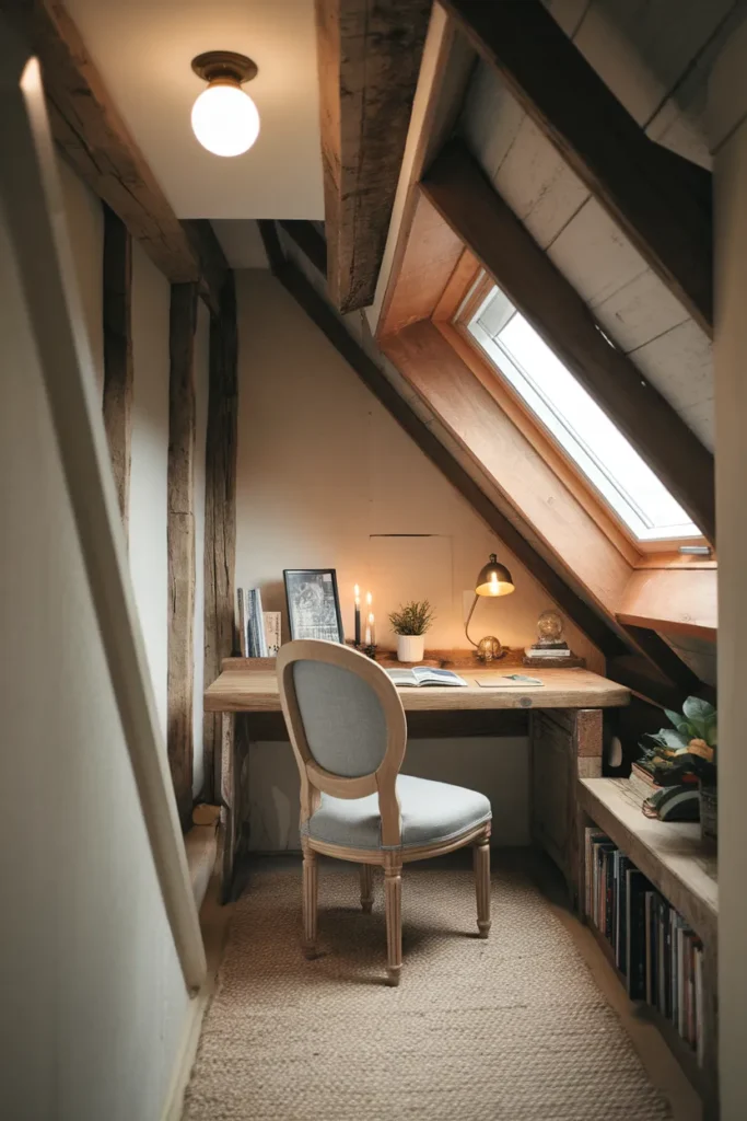 Rustic Attic Workspace