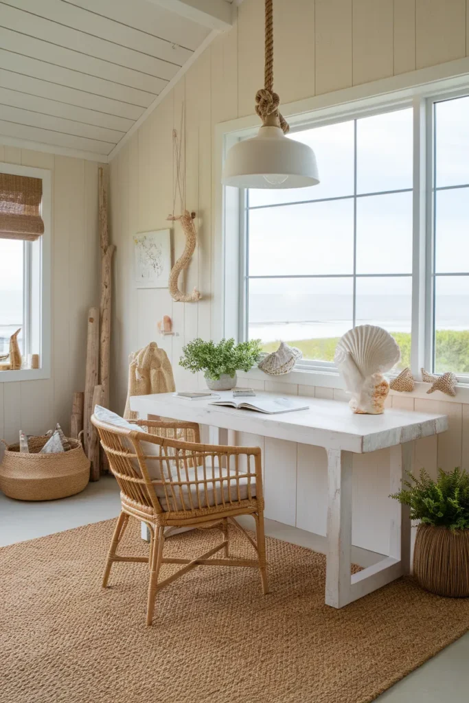 Rustic Coastal Cabin Desk