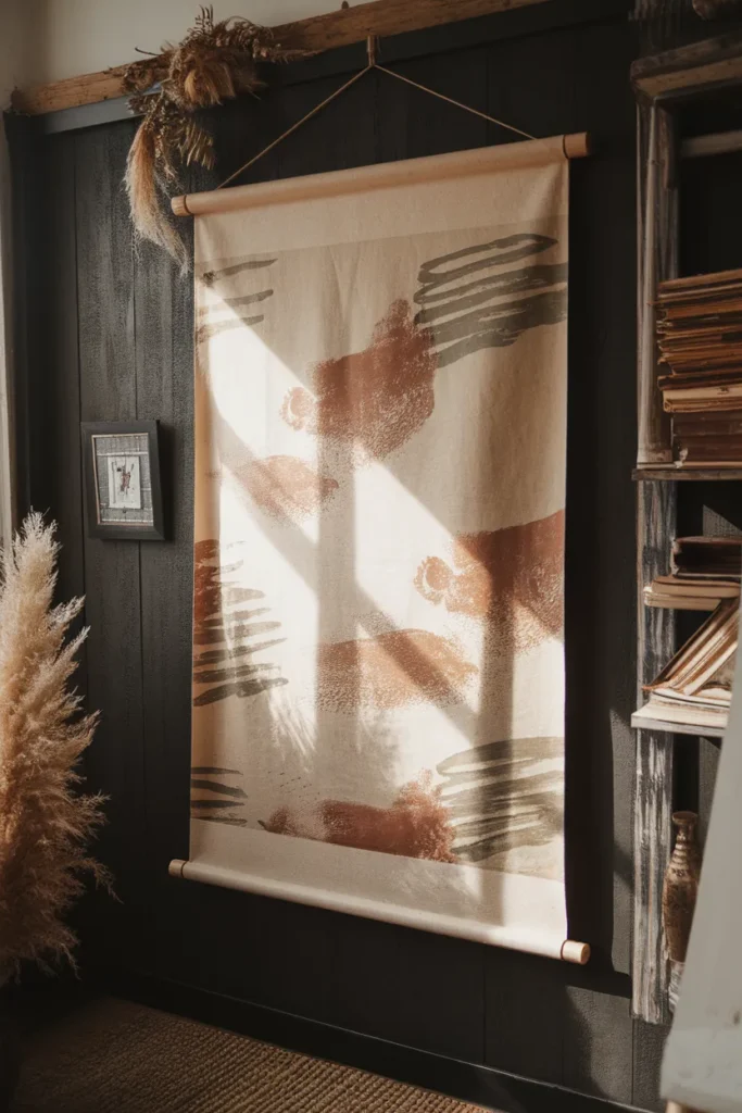 Rustic Fabric Wall Scrolls
