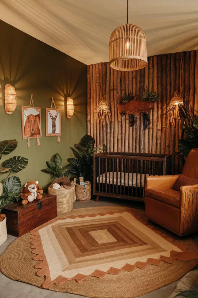 Rustic Jungle Lodge Style