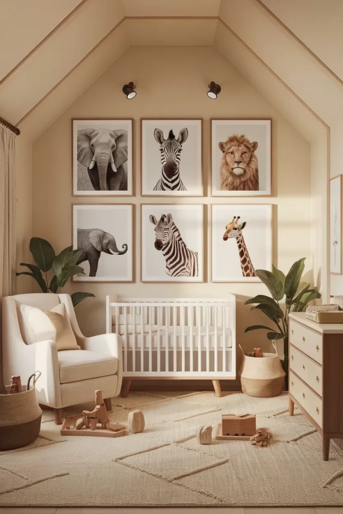 Safari Animal Wall Art Gallery