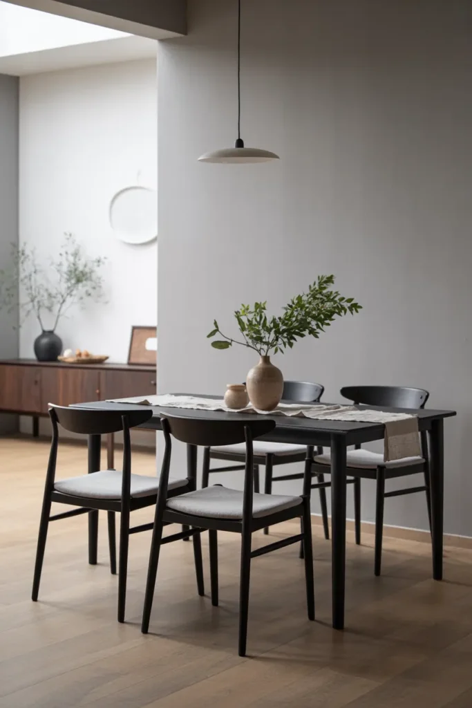 Scandinavian Blackwood Dining Chairs