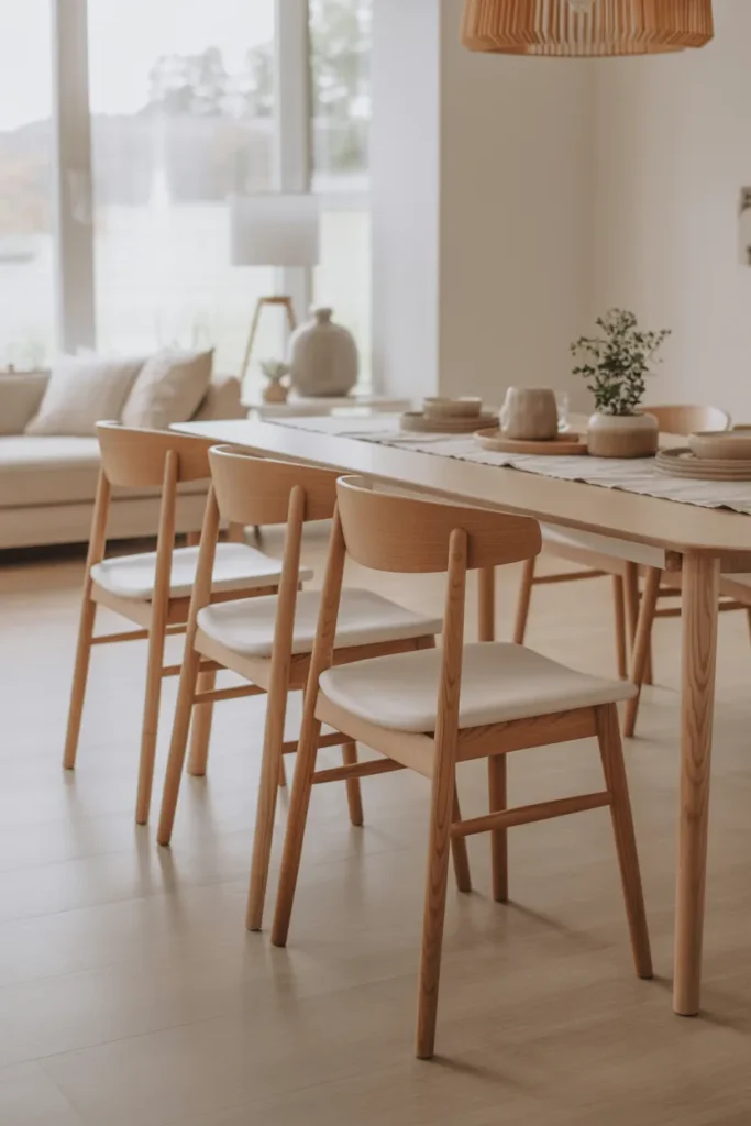 Scandinavian Simplicity Dining Chairs