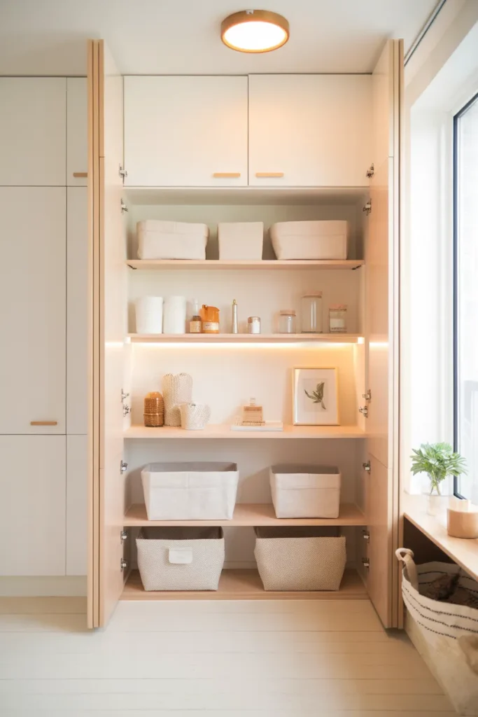 Scandinavian Style Laundry Nook