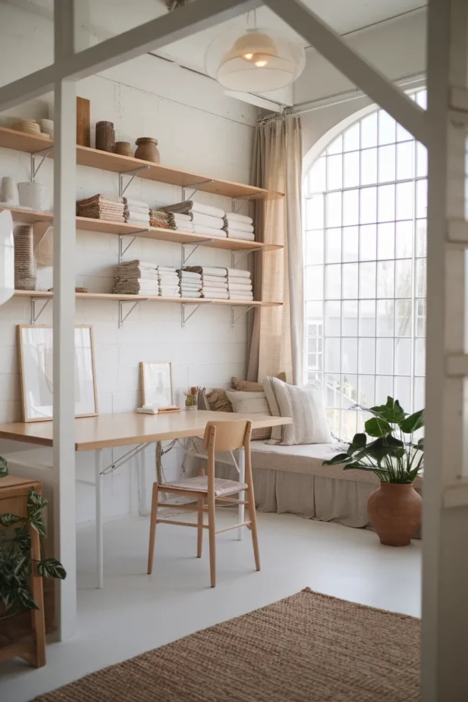 Scandinavian Style Sewing Space