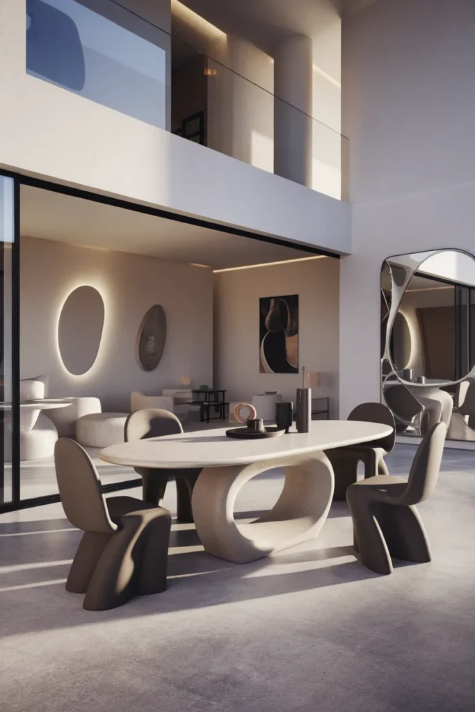 Sculptural Furniture for Artistic Dining Spaces