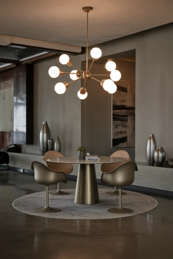 Sculptural Sputnik Fixture for Modern Energy