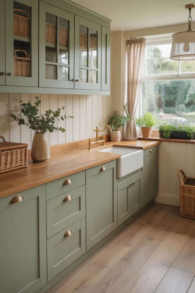 Soft Green Cabinets That Feel Calm and Fresh