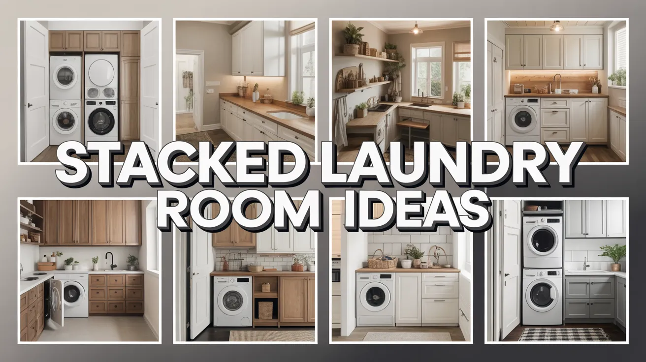 Stacked Laundry Room Ideas