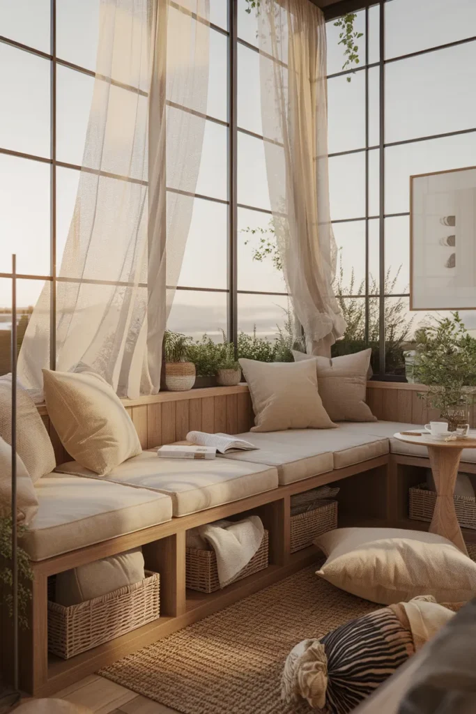 Sunlit Window Nook That Works All Day