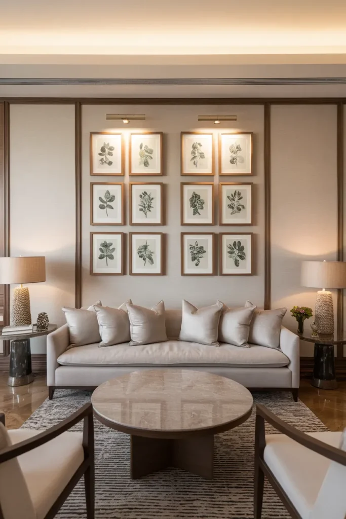 Symmetrical Framed Prints for Classic Balance