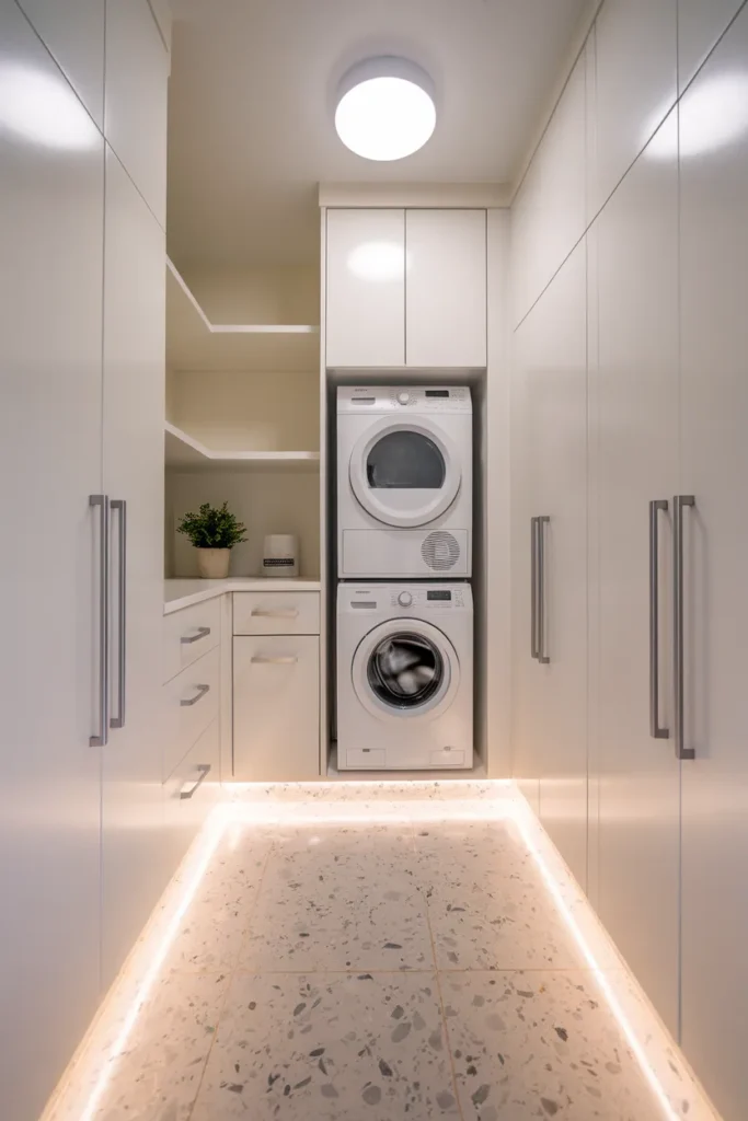 Terrazzo Tile Laundry Room