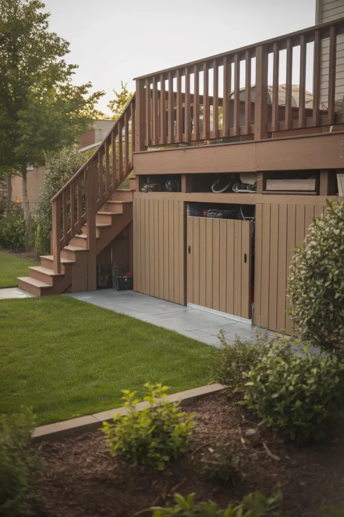Under-Deck Storage Enclosure