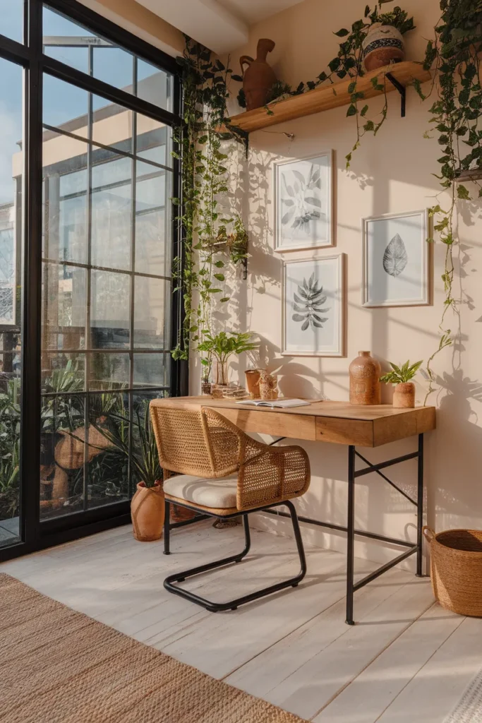 Urban Jungle Eclectic Workspace