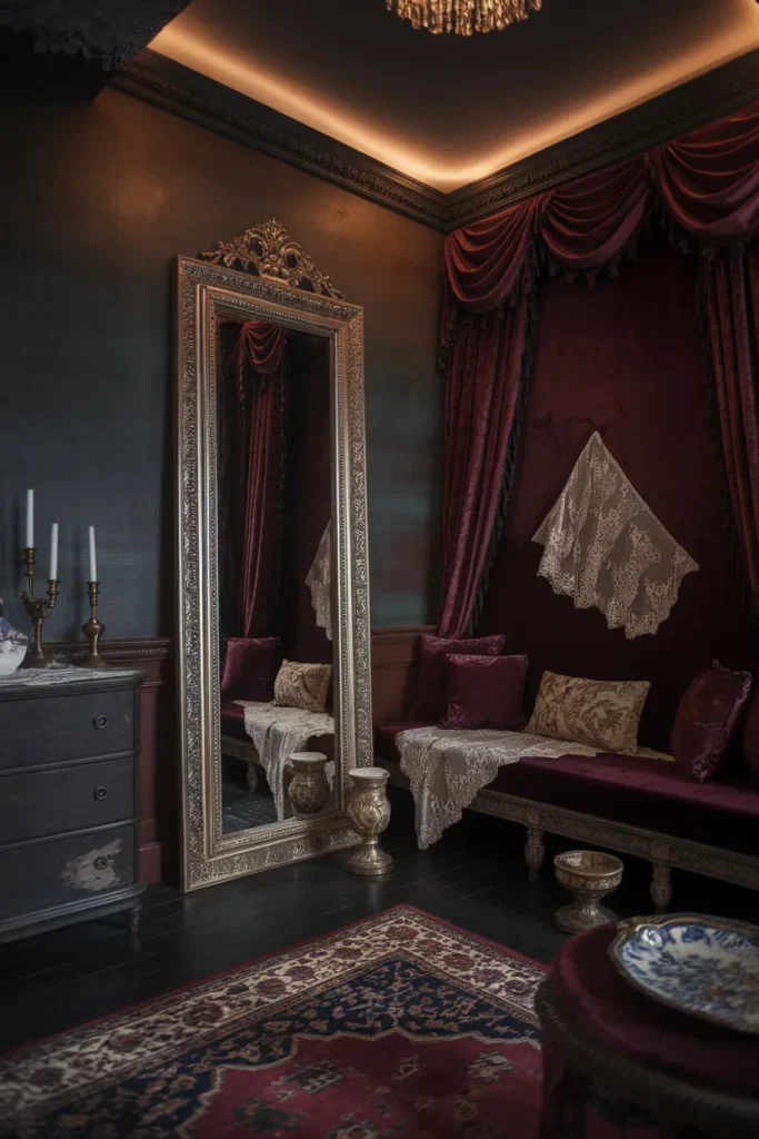 Vintage Mirrors Ideas That Transform Empty Walls Into Pure Magic 14 Victorian Style Mirror with Subtle Drama