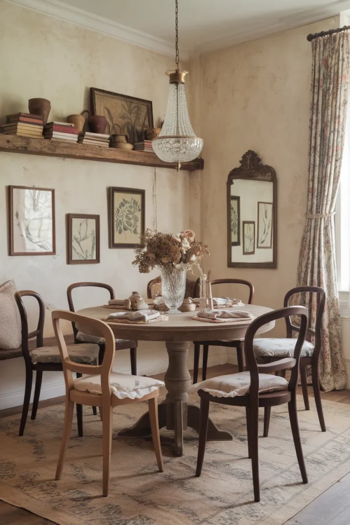 Vintage Boho Dining with Timeless Appeal