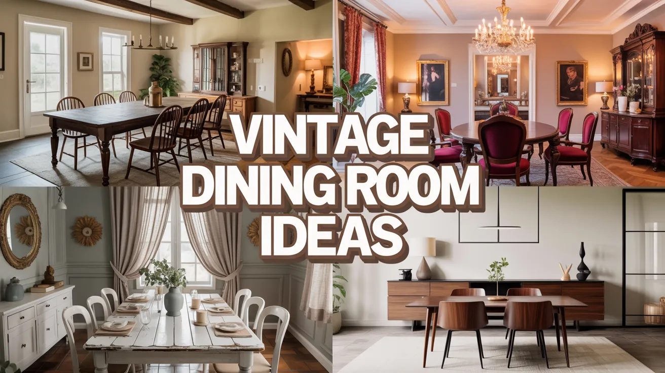 20 Vintage Dining Room Ideas That Bring Timeless Charm to Your Home 1 Vintage Dining Room Ideas